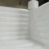 Inflatable Jumping Slide Bouncer White Theme for Parties