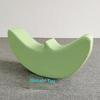Green foam wobble rocker toy for preschool zone