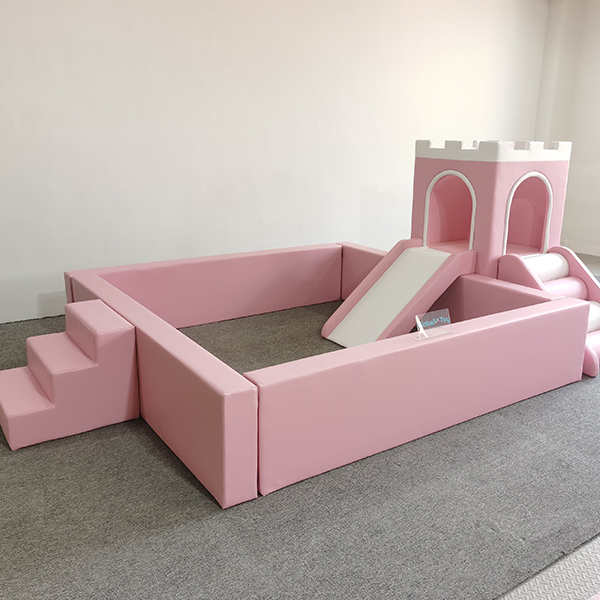 beige castle soft playground for rental companies