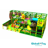kids indoor jungle theme playground with spiral tube slide for sale