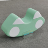 Green car-themed soft play foam rocker