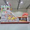 side-view-medieval-inflatable-castle-slide-for-children