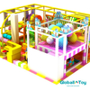 indoor play area with ball pit tunnel slides and climbing structures for daycare