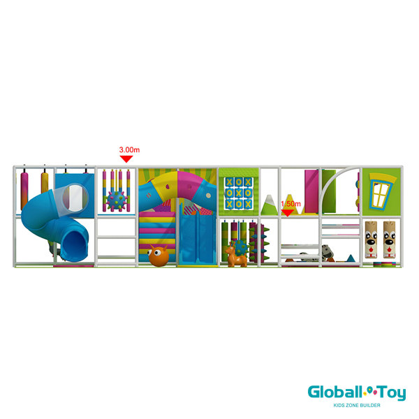 design de playground interno para fornecedor de centro de entretenimento familiar