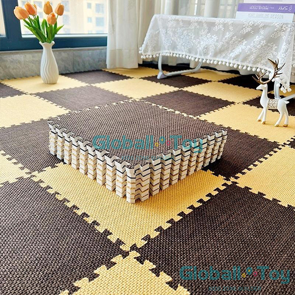 woven-floor-mat-yellow-brown-soft-flooring-for-kids-area