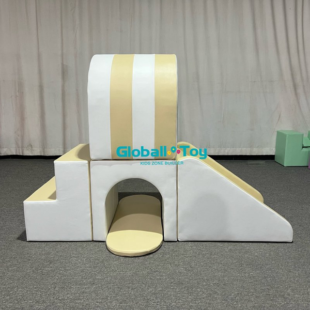 Indoor Soft Play Slide and Tunnel Set