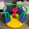 Kolorowa okrągła miękka zabawa Merry Go Round na Hal Playgrounds