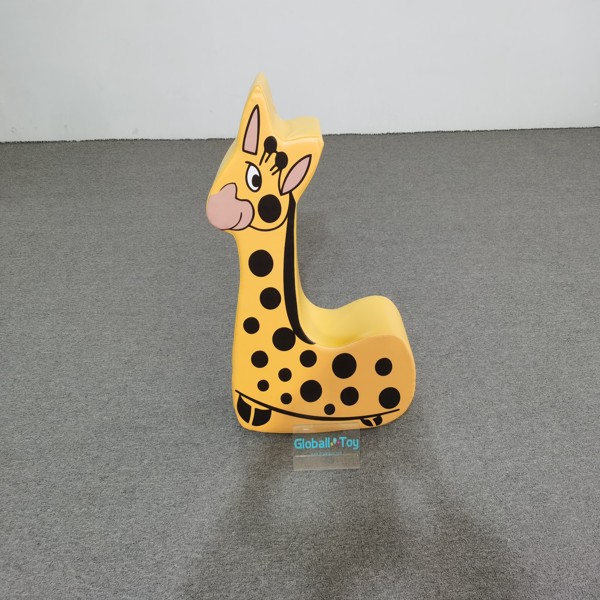 soft-play-tiger-seat-orange-cartoon-style-bambin-aire-de-jeu-equipement