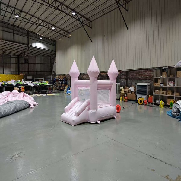 pink-bounce-castle-compact-design-wholesale-event-rental-equipment
