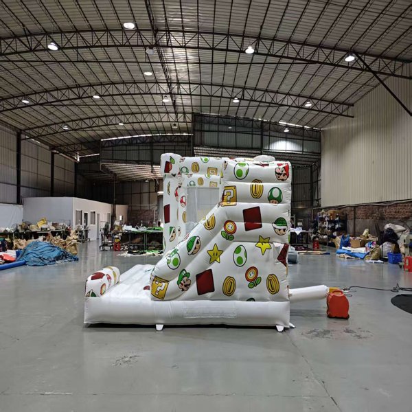 Mario-Thema-aufblasbare-H&uuml;pfburg-mit-Rutsche-gewerbliche-Event-Vermietung-indoor-2