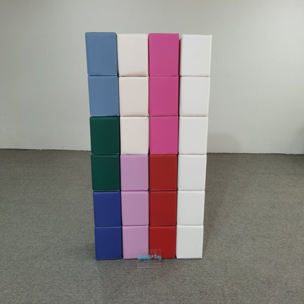soft-play-cube-set-neutral-colors-pu-leather-indoor-playground-distributor
