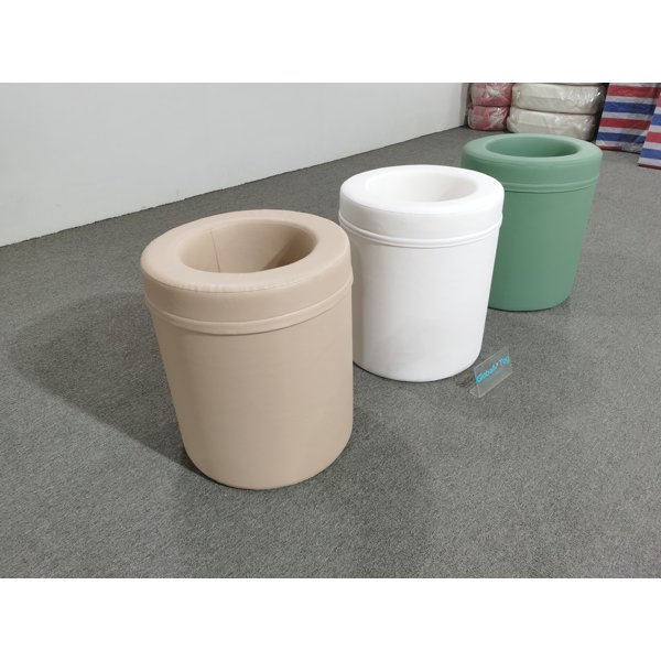 حلقة-لعب-لينة-بيج-أخضر-ناعمة-نفق-منطقة لعب الأطفال الصغار