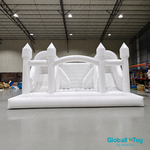 white-inflatable-castle-bounce-house-with-slide-for-indoor-playground-supplier