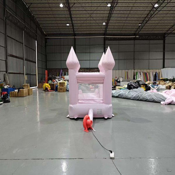 نطاطة-وردية-قابلة للنفخ-متينة-pvc-داخلي-موزع-مركز اللعب