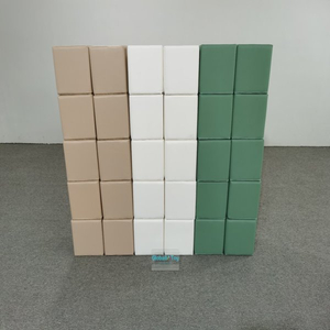 Commercial Soft Play Foam Cube Set for Kids Indoor Playground Rental Business Durable PU Leather Blocks Supplier