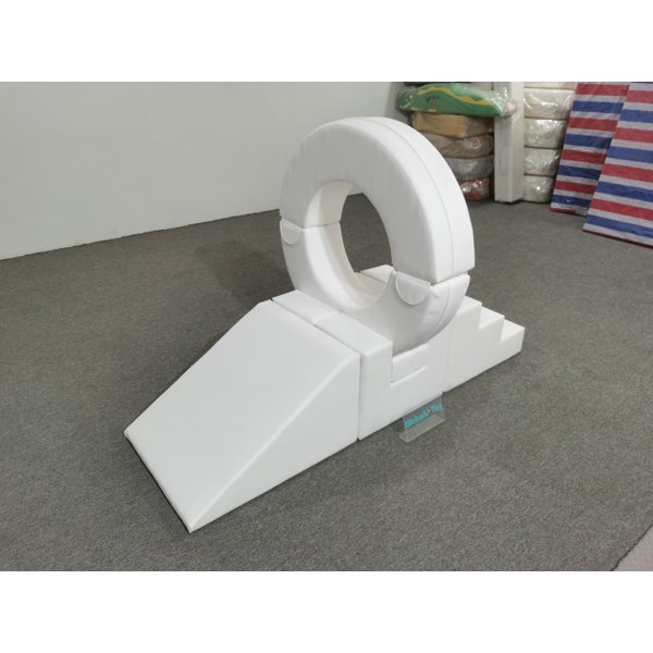 juego-de-escalada-suave-anillo-para-gatear-blanco-rampa-suave-parque-de-guarder&iacute;a-al por mayor