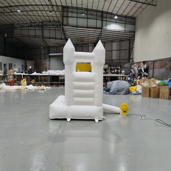 commercial-white-bouncy-castle-kids-play-area-rental-equipment