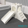 white-foam-indoor-play-castle-slide-daycare-supplier