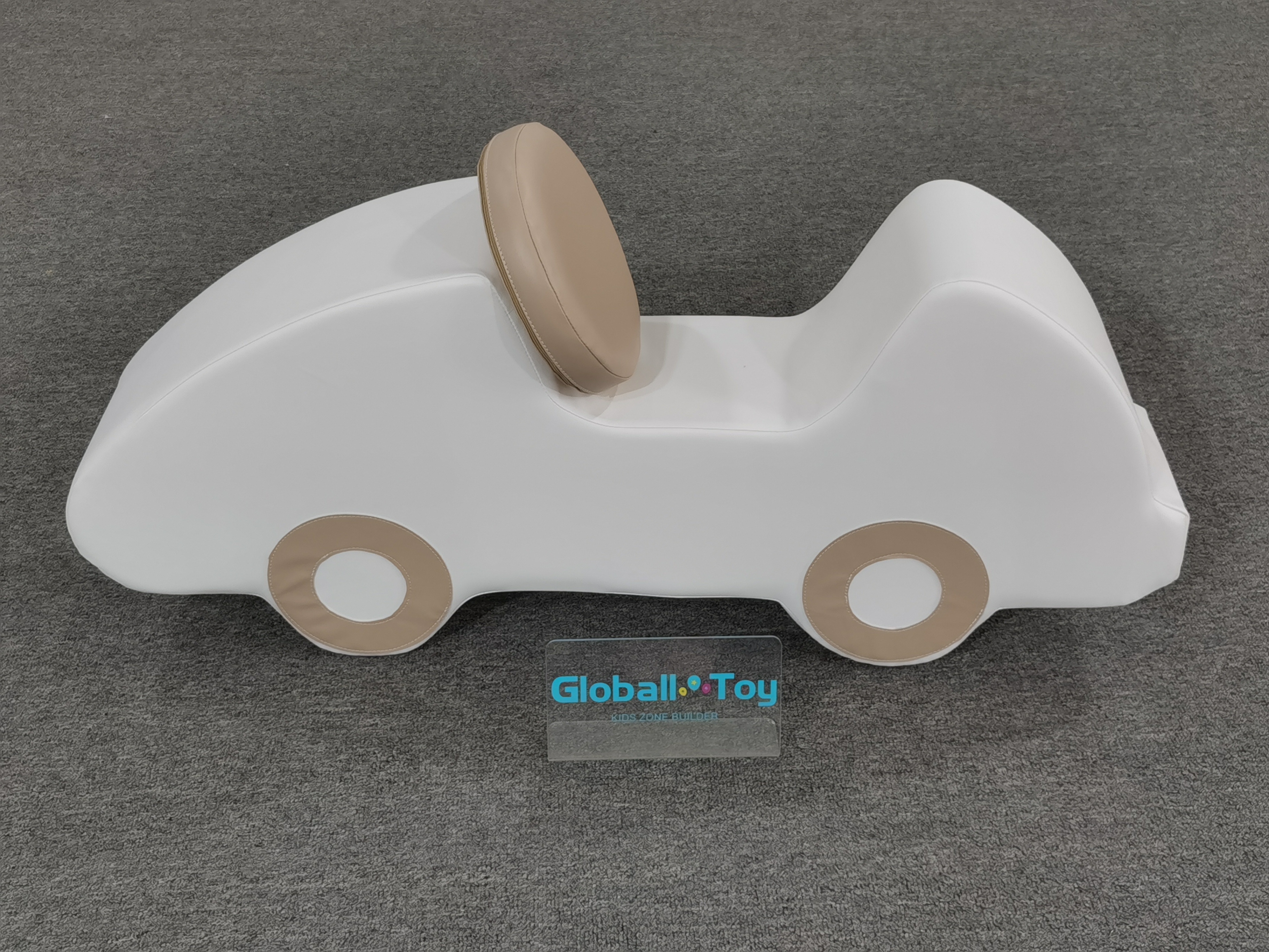 Soft-Play-Car-Double-White-Black-Commercial-Play-Equipment