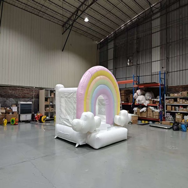 rainbow-bounce-house-enclosed-design-wholesale-event-rental-equipment