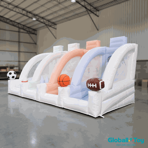 commercial-inflatable-sports-castle-with-slide-and-game-zone-manufacturer