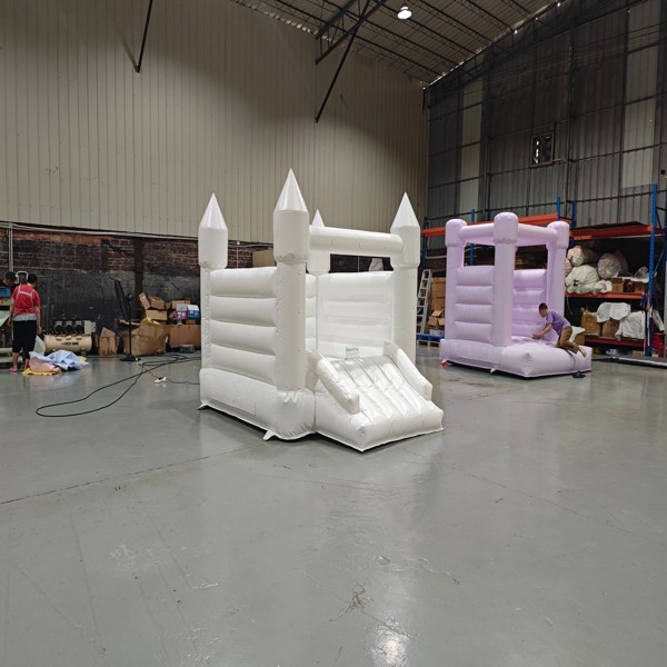 Kinder-White-H&uuml;pfburg-Rutsche-Soft-Play-Indoor-Spielbereich